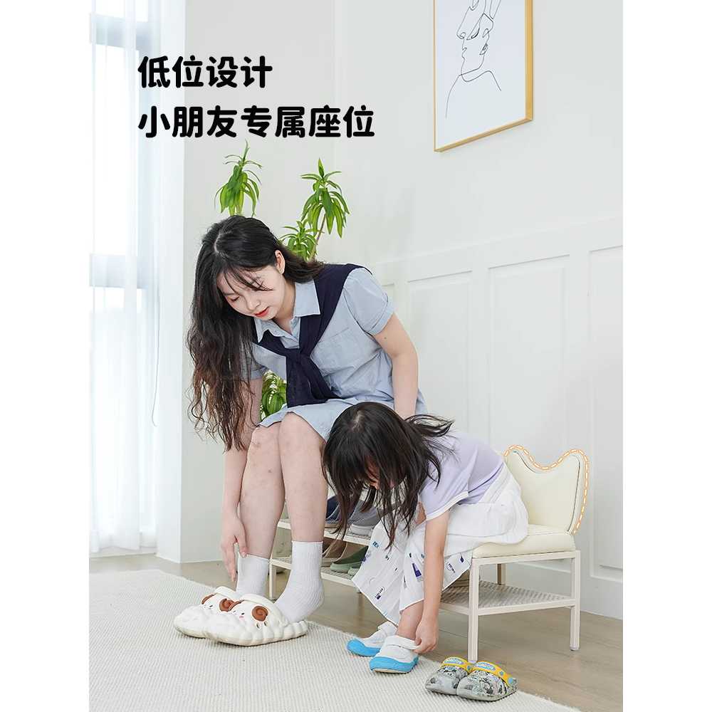 현관 의자 신발장 베란다 신발 소품 수납 선반형 벤치 60cm - 상세 이미지 3