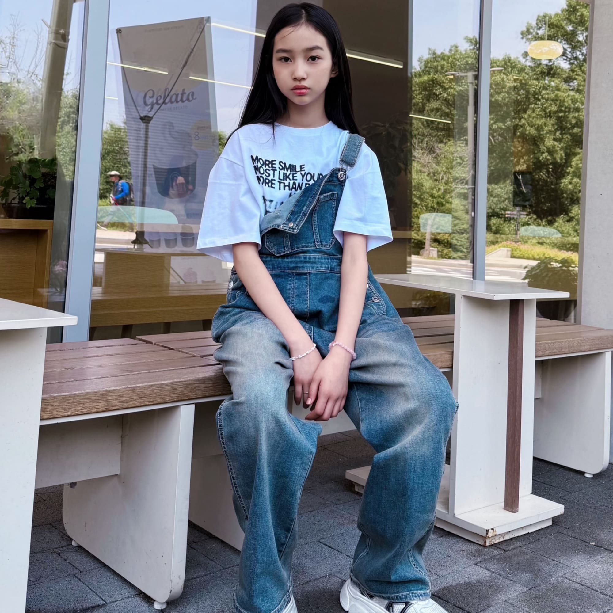 더데이걸 블러 레터링 박시티 TGRA25505 - 상세 이미지 3