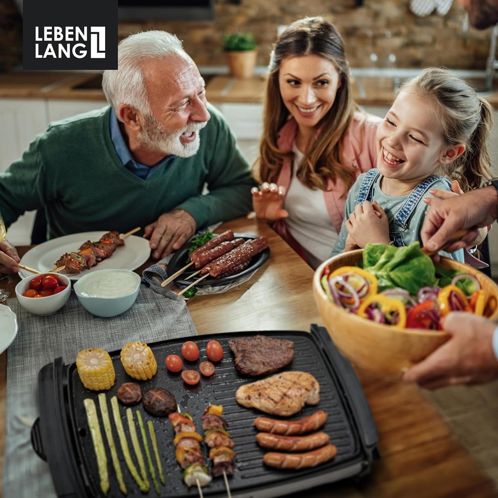 LEBENLANG 전기그리들 LBG8588-US 빠른가열 조절온도 대형팬 : 제이에이치상사6