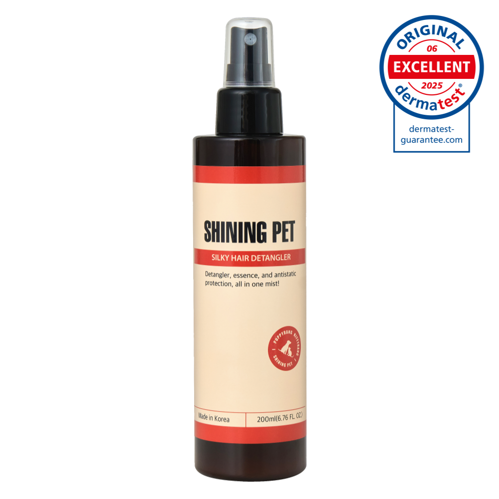 샤이닝펫 실키헤어 디탱글러 강아지 미스트 보습 스프레이 윤기 정전기 케어 200ml, 1개