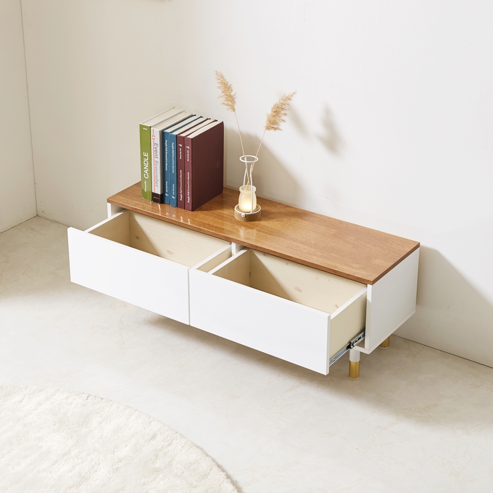 미니티브다이  안방 낮은 tv다이서랍장 폭좁은 티비선반 장식장