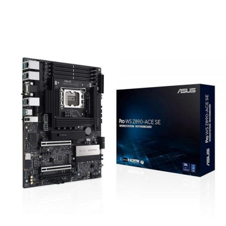 에이수스 [해외]ASUS Pro WS Z890-ACE SE Z890 LGA 1851 ATX 마더보드, 인텔® 코어™ 울트라 시리즈 2 지원, 고급 AI PC-Ready, PCIe® 5.0,