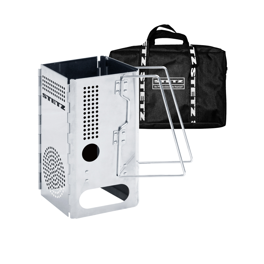 스테츠 접이식 침니스타터 바베큐 캠핑 그릴 휴대용 숯불 차콜 점화통 착화기