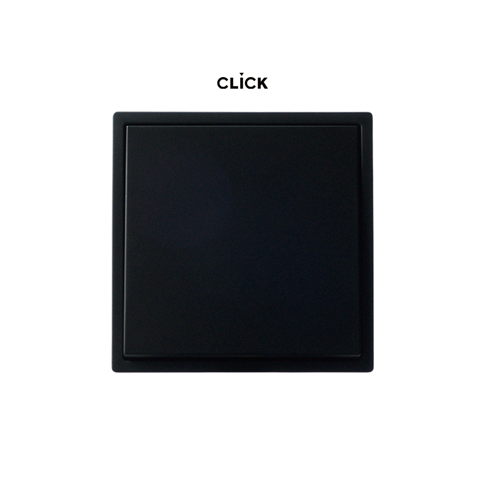 클릭 스위치 화이트 1구 플라스틱 박스 CLICK 유럽형 정사각 인테리어 매립 박스 클릭