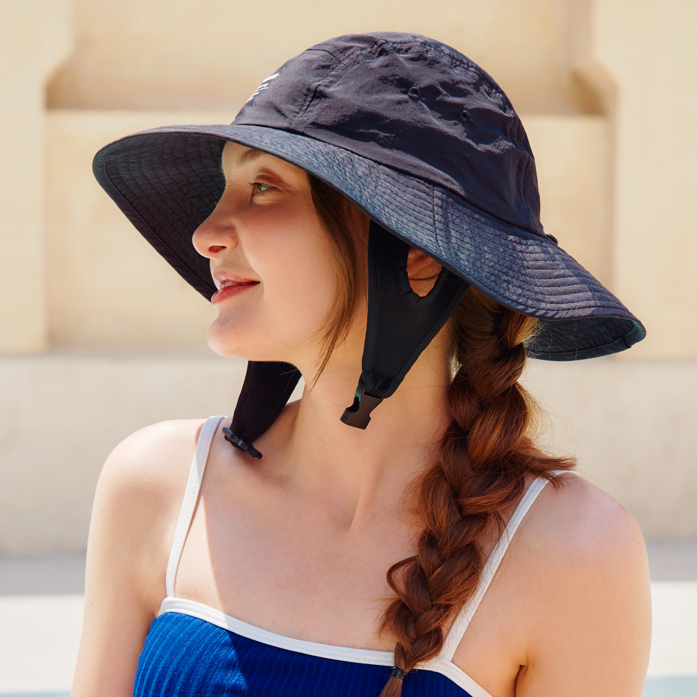 스윔어바웃 와이드 비치 플랩캡 여름 자외선차단 모자 등산 물놀이 남성 여성 썬캡