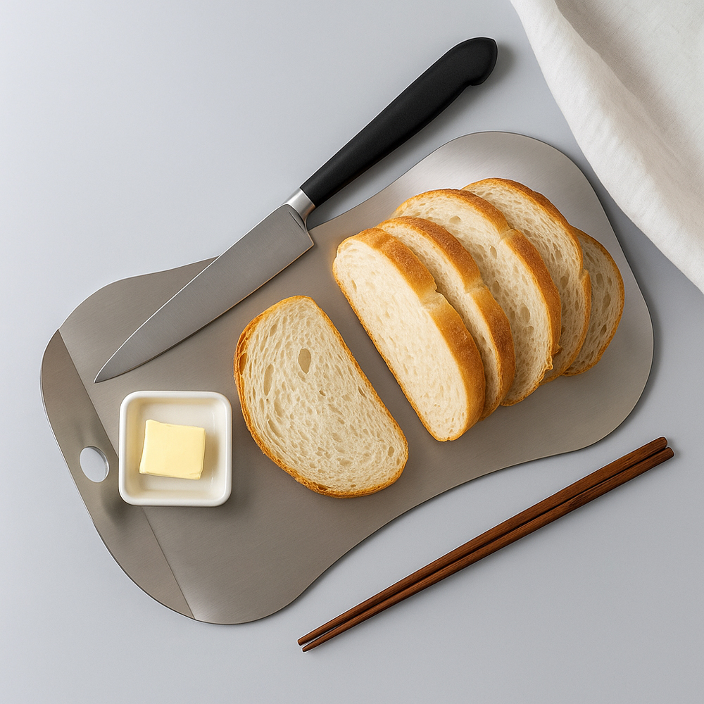 테르헨 316 스테인레스 도마 31x20cm, 라운드사각 - 메인 이미지