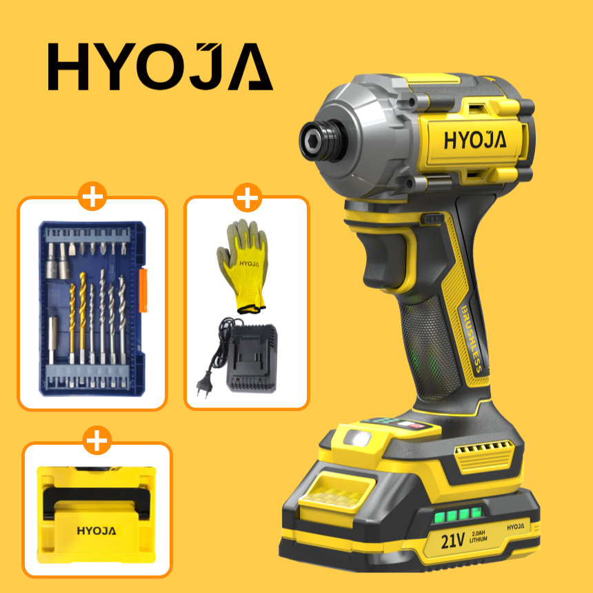 효자 전동드릴 21V 임팩 무선 충전 드라이버 가정용 HJ-21IMD