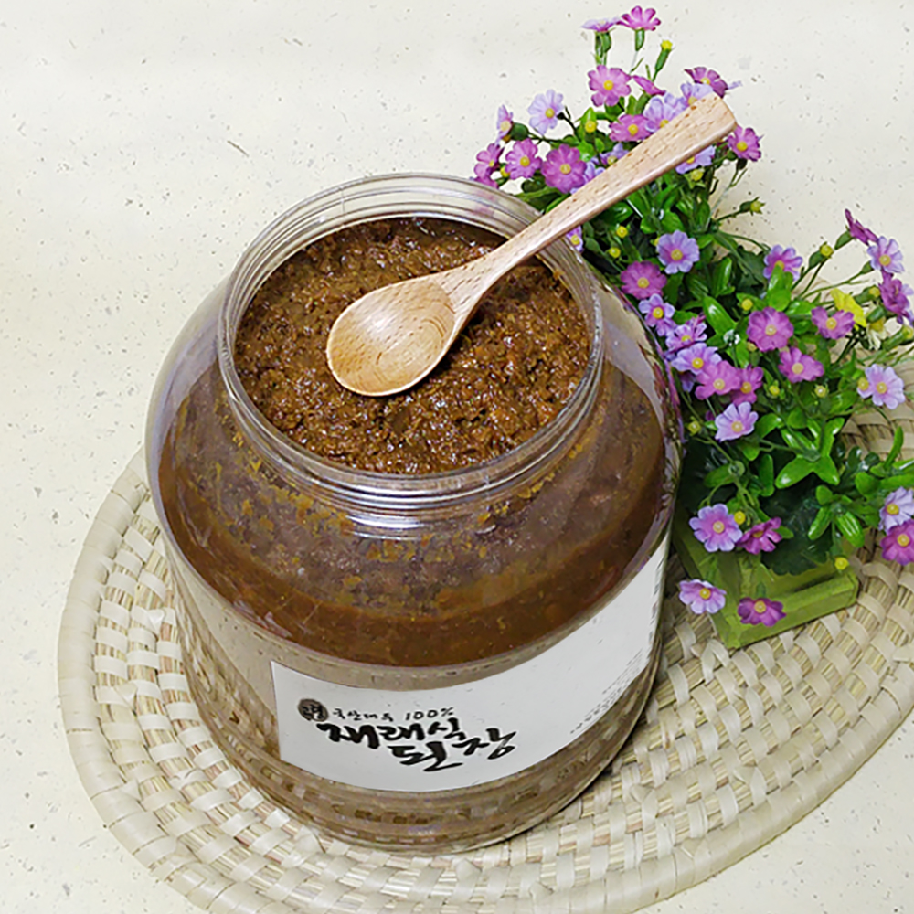 재래식 집 된장 국산 콩 명품 재래된장 시골 전통 저염 묵은 조선 고령 된장 1kg 이미지 6