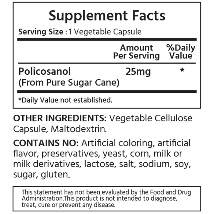 [미국배송] 마이라이프 내추럴스 폴리코사놀 25 mg 240캡슐, 6개 이미지 3