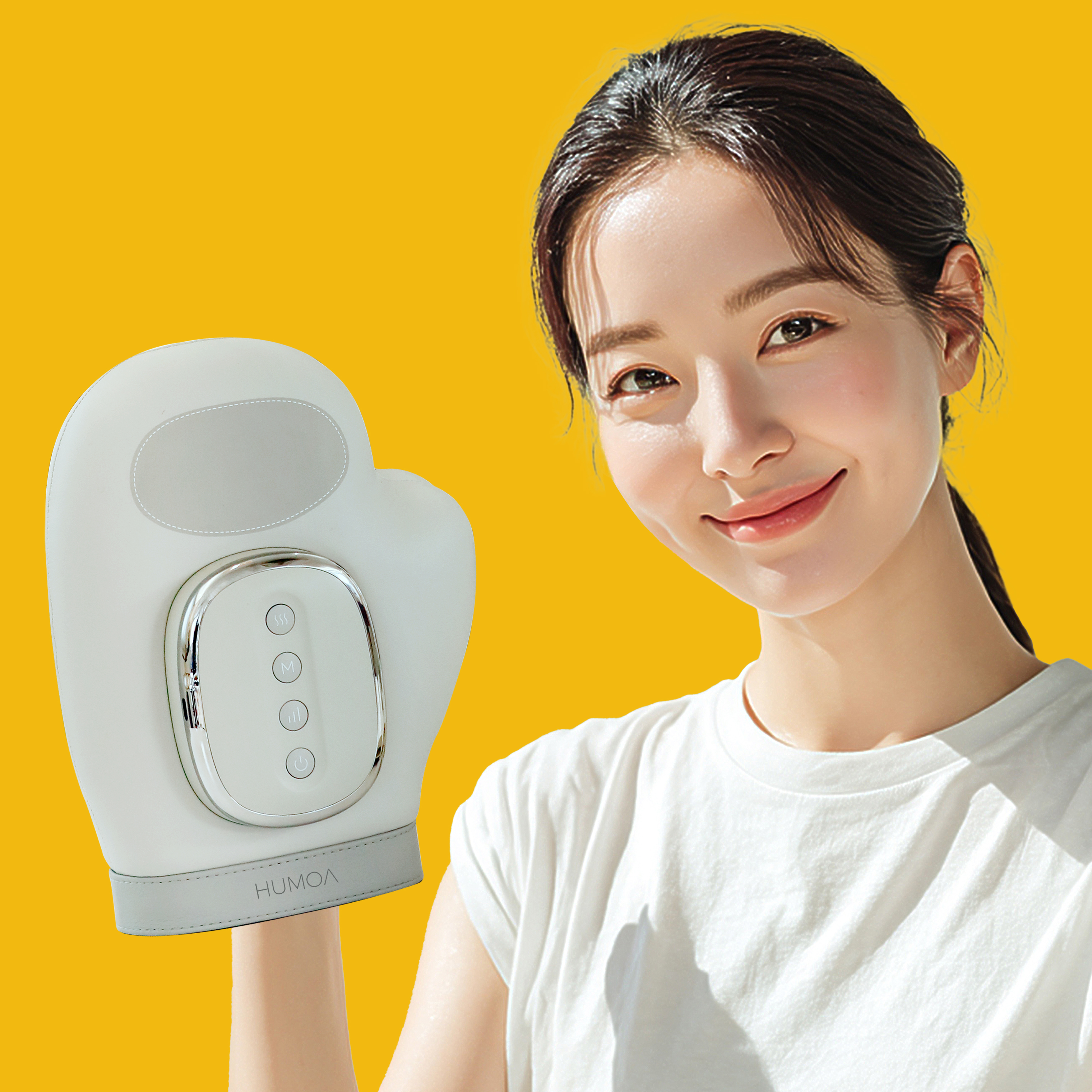 휴모아 손모아 장갑 손 마사지기 (온열 공기압 개별 손가락 손목 에어백 마사지) HUMOA - 메인 이미지