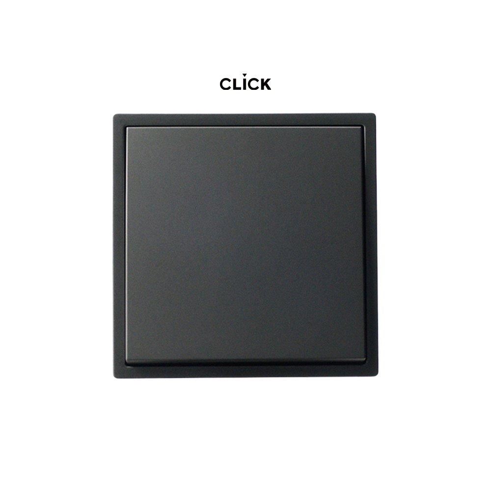 클릭 스위치 화이트 1구 플라스틱 박스 CLICK 유럽형 정사각 인테리어 매립 박스 클릭