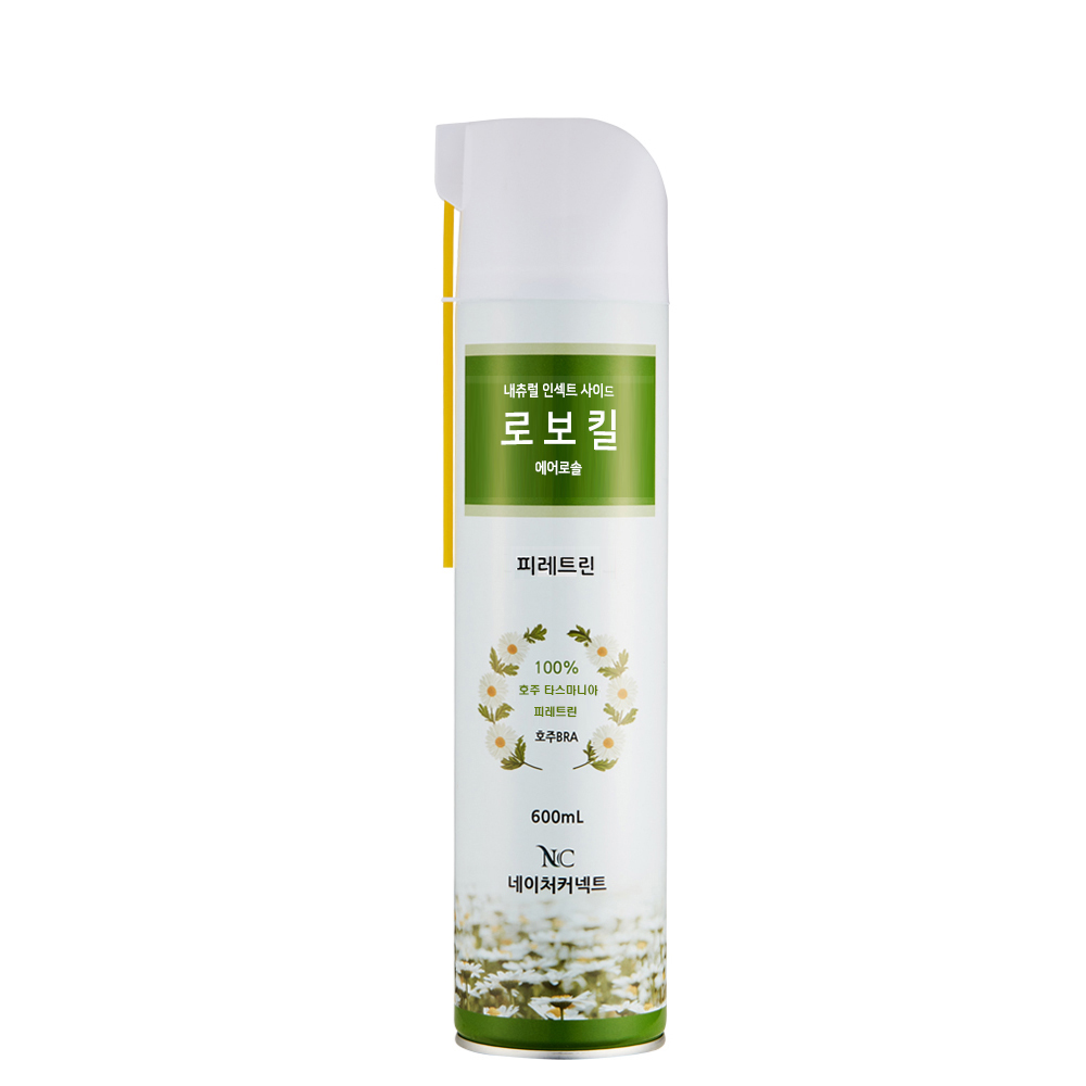 로보킬+로보킬대롱형600ml 국화꽃 피레트린 살충제 좀벌레 먼지다듬이 빈대 퇴치제 퇴치약 이미지 3
