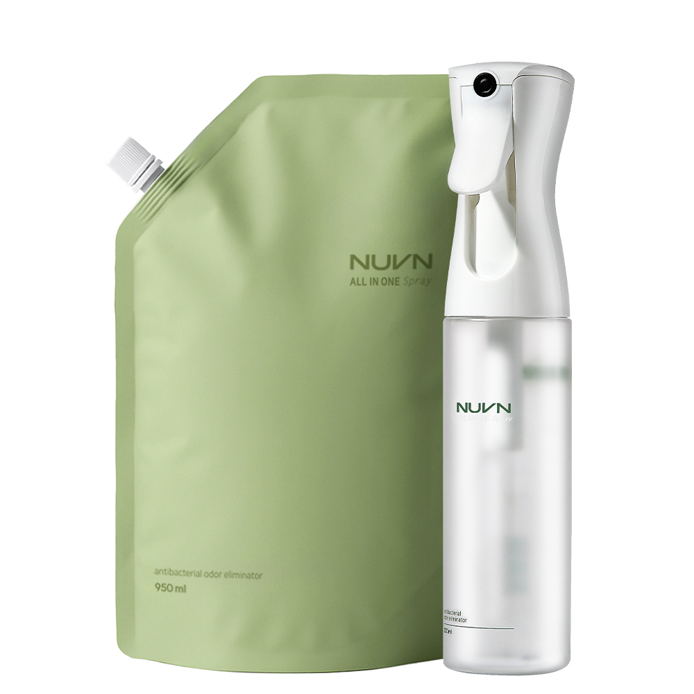 누븐 섬유탈취제 항균 룸스프레이 탈취 300ml+950ml