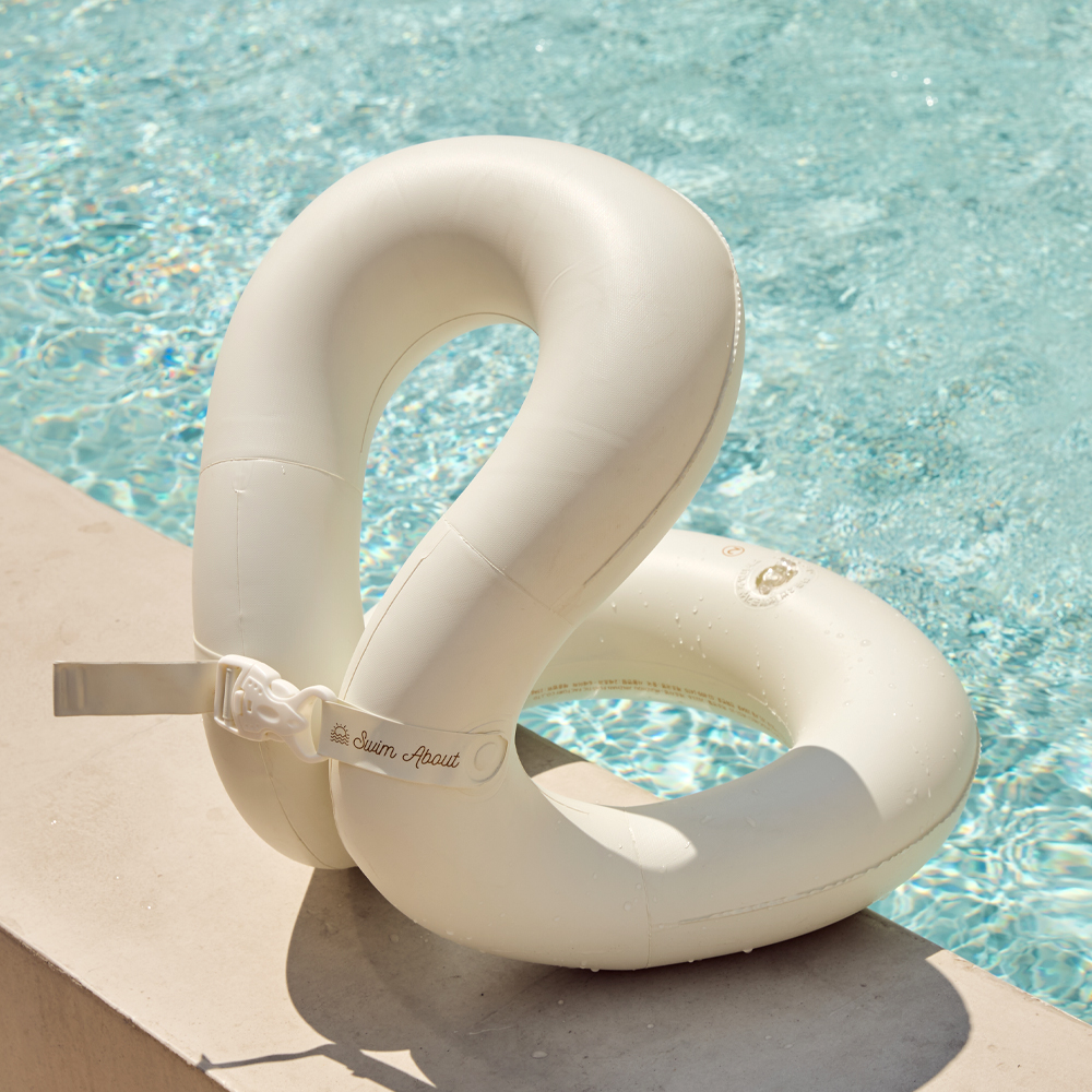 스윔어바웃 성인 어린이 퓨어 넥 튜브 부력 구명 조끼 베스트 부력보조복 80kg