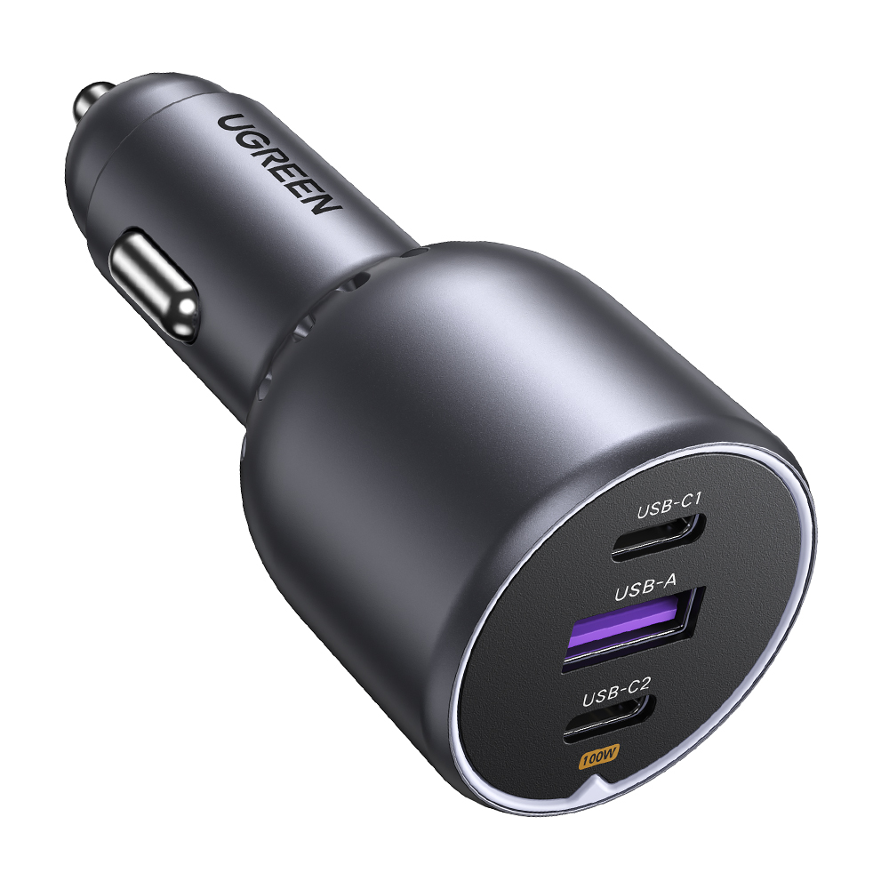 유그린 차량용 시거잭 트리플 130W PD PPS QC 고속충전기 - 상품 이미지
