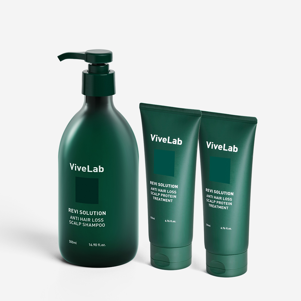 바이브랩 산후&여성을 위한 세트 (초록샴푸 500ml+초록트리트먼트 200mlX2) 상품 이미지