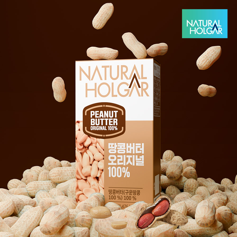 네츄럴올가 무첨가 무가당 땅콩버터 오리지널 100% 스틱 200g, 6개 - 상세 이미지 2