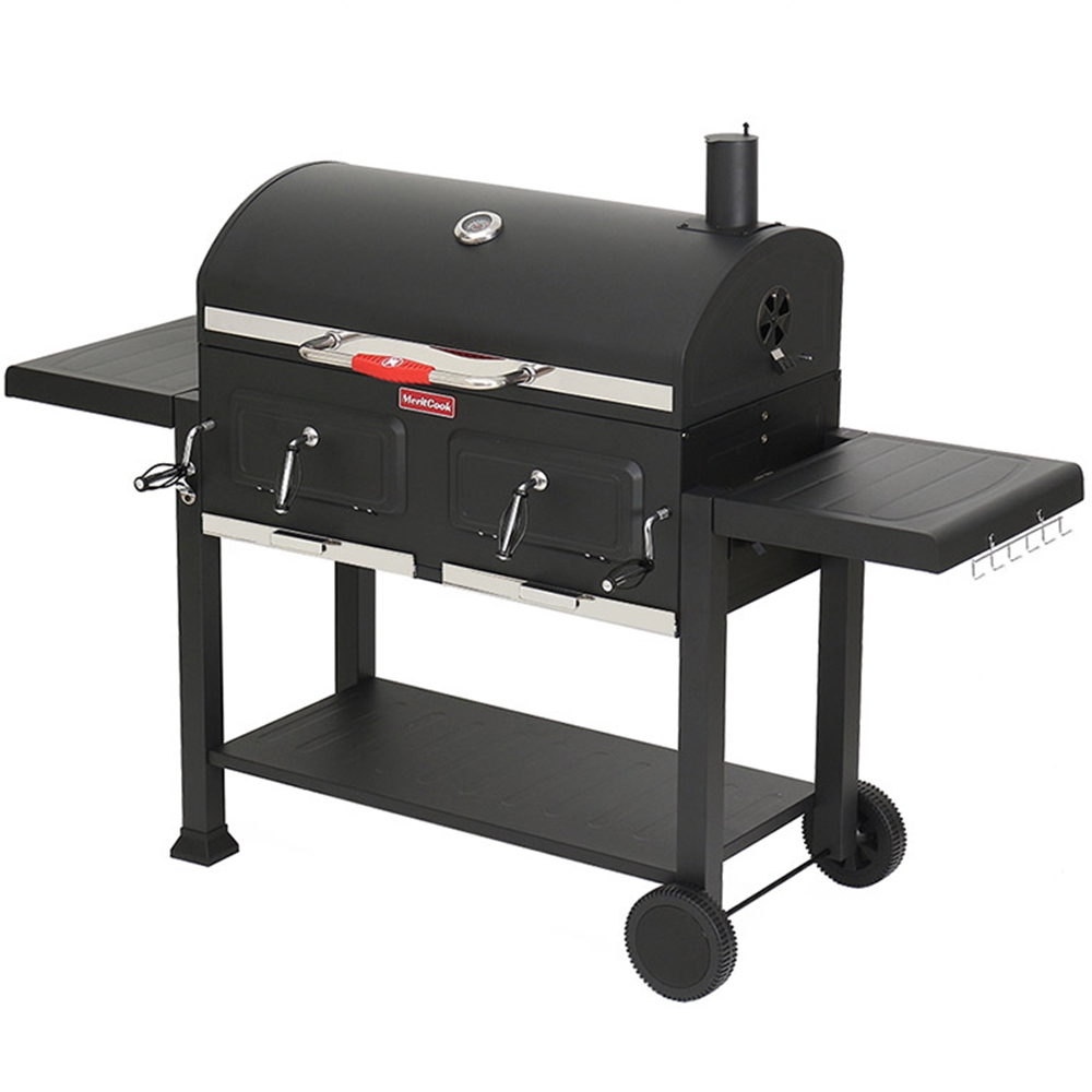 특대형 야외 바베큐그릴 스틸 훈제바베큐그릴 숯불화로 훈연 직화