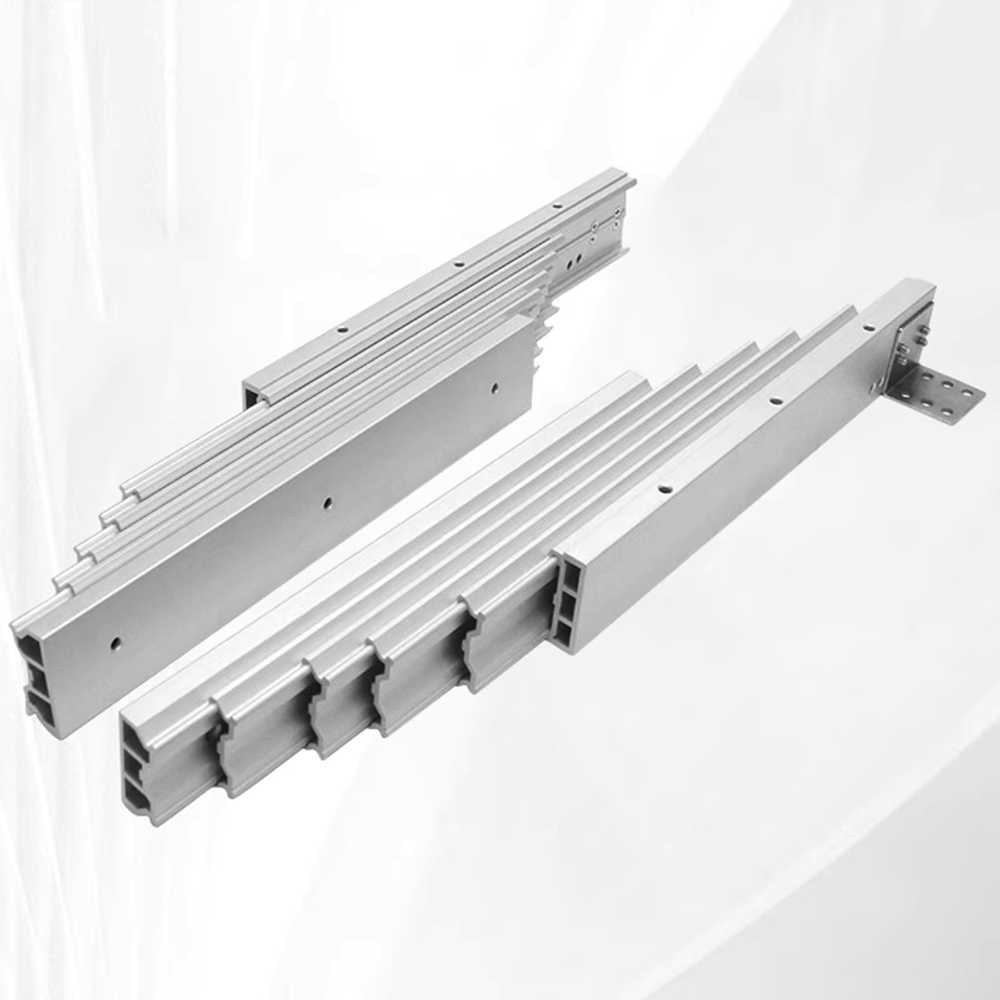 테이블 슬라이드 레일 히든 트랙 서랍 교체 부품 350mm 총1270mm - 상세 이미지 3