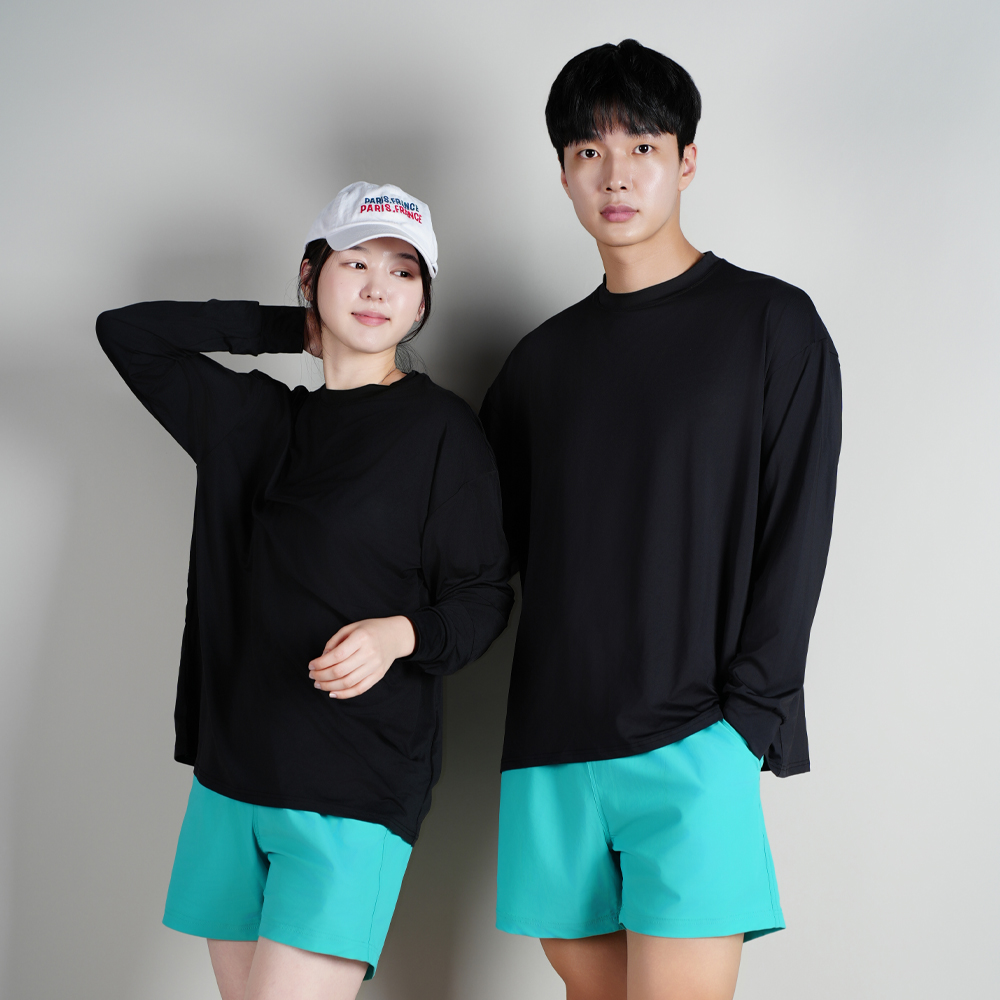 브리지스트 스윔팬츠 남자수영복반바지 여성보드숏 래쉬가드반바지 민트, M - 상세 이미지 3