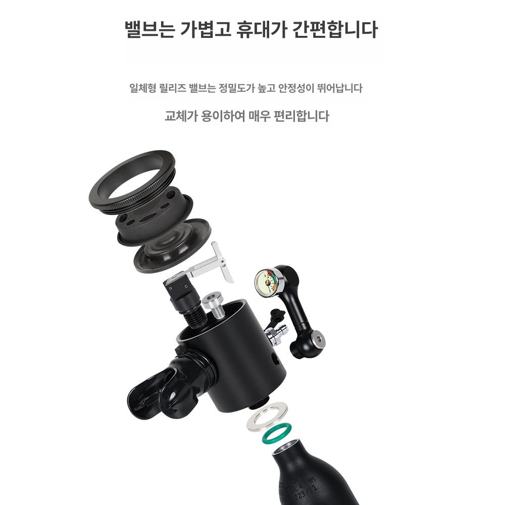 DIDEEP 0.5L 신형 스노클링 마스크 프리다이빙 스노쿨링 풀페이스 sku 1-블랙 - 상세 이미지 3