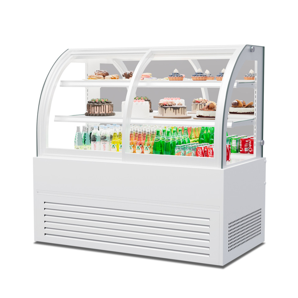 카페쇼케이스냉장고 1200 베이커리 케이크 3단 앞문형 제과쇼케이스