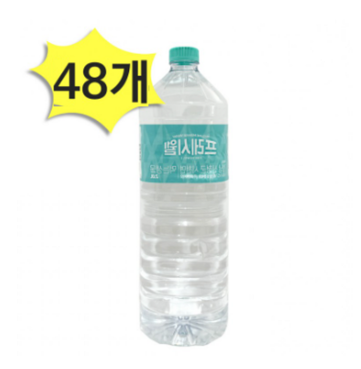 2리터 48개 프레시웰 지리산물 마시는 워터 생수 : 케이디 커머스