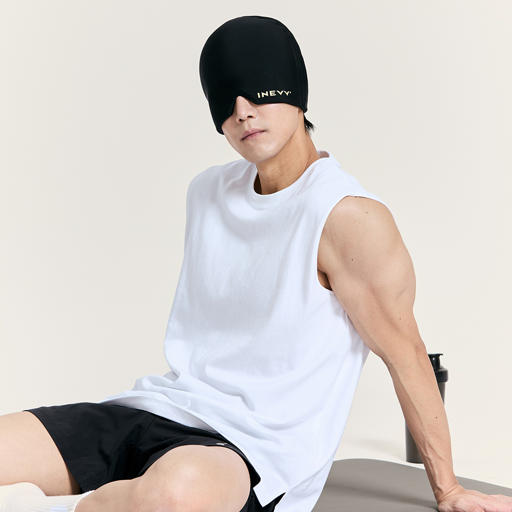 [이네브] 리커버리 젤팩 헤드캡 아이스젤 냉찜질 온찜질 두통 임산부