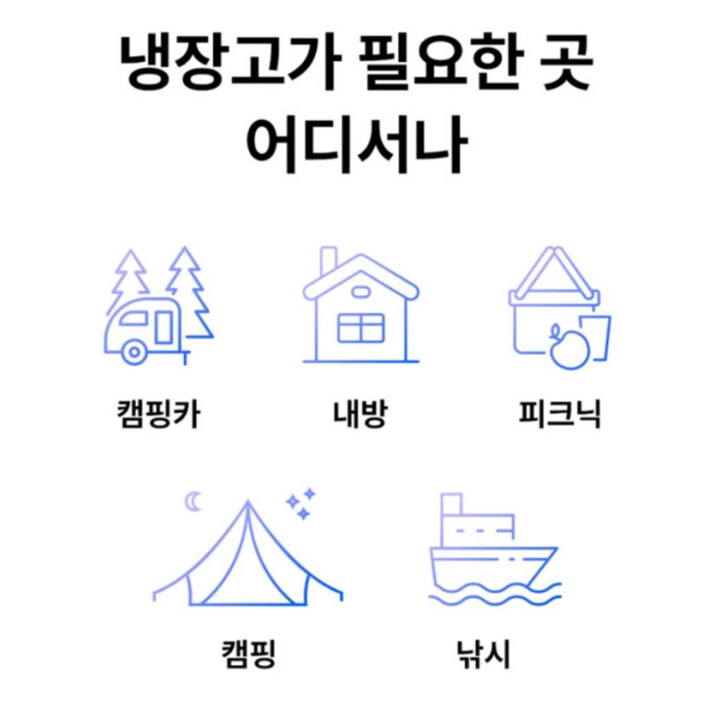 차량용 아이스박스 시거잭 전기차 냉장고 테슬라 냉장고 - 상세 이미지 4