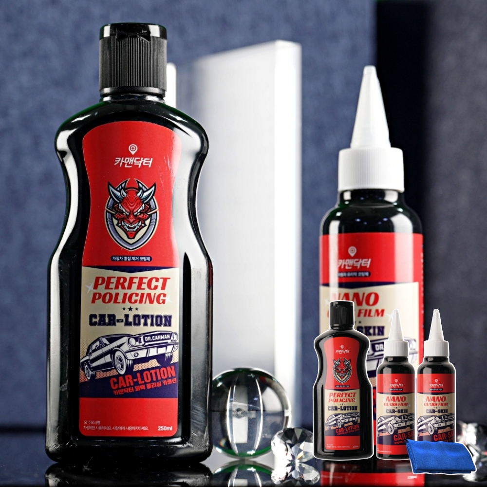 카맨닥터 4종 차량 흠집제거제 컴파운드 콤파운드 자동차기스제거 스크래치복구제