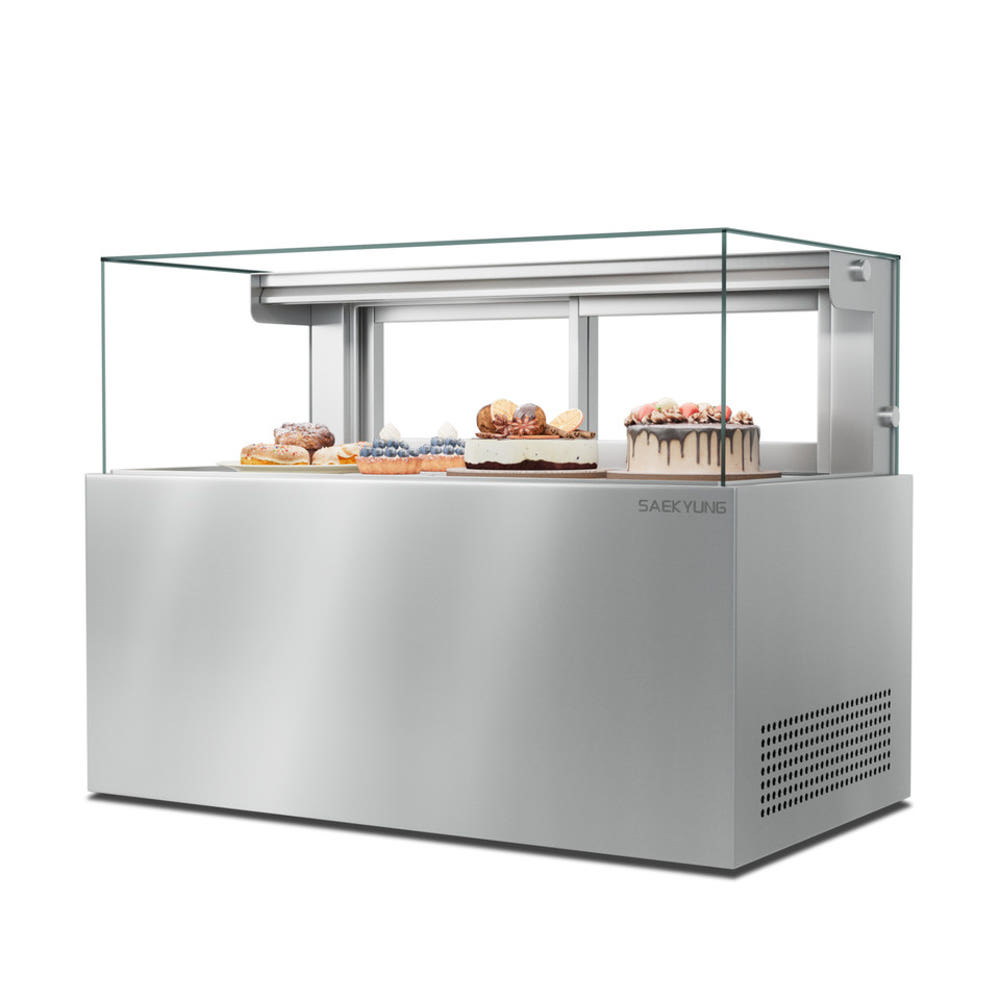 카페 베이커리 케이크쇼케이스 1800 제과용 1단 냉장쇼케이스 뒷문형 : 신일N위시웨이