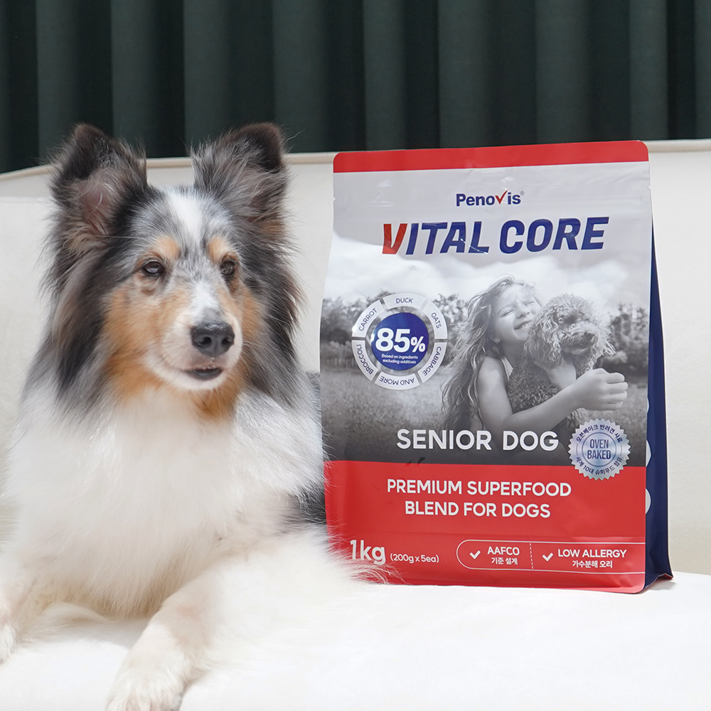 페노비스 강아지 가수분해 알러지 눈물 사료 바이탈코어 어덜트, 1kg, 1개
