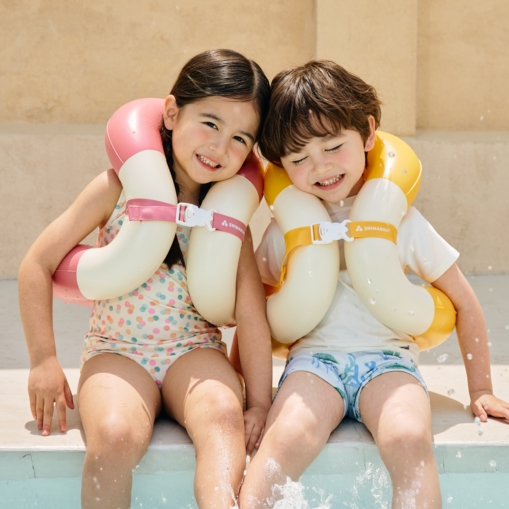 스윔어바웃 클래식 넥 튜브 어린이 구명조끼 부력보조복 아동 유아 물놀이튜브 25kg