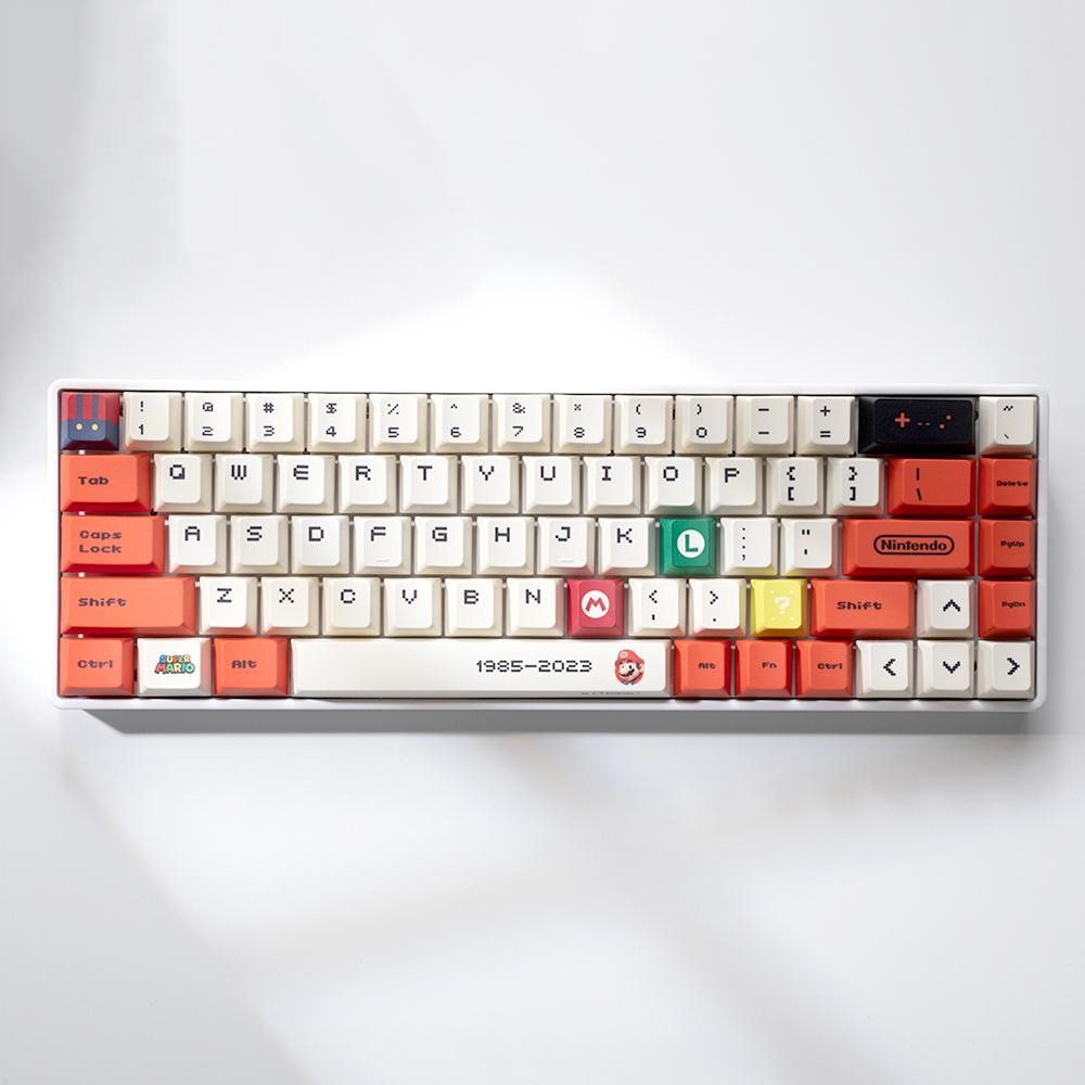 슈퍼마리오 키캡 영문 키보드 자판 키캡 CHERRY PBT 염료승화 기계식 122키 - 상세 이미지 5