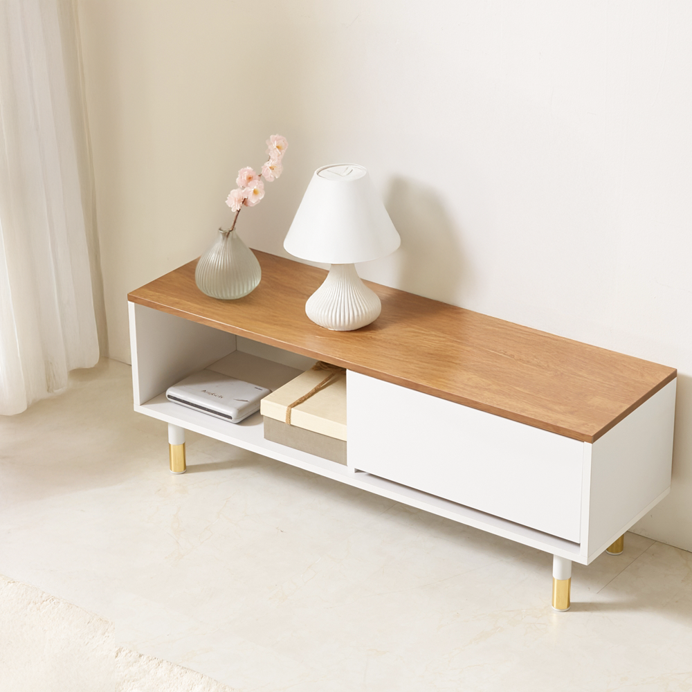 미니 안방 폭좁은 티비장 티비다이 낮은 거실장 티브다이 장식장