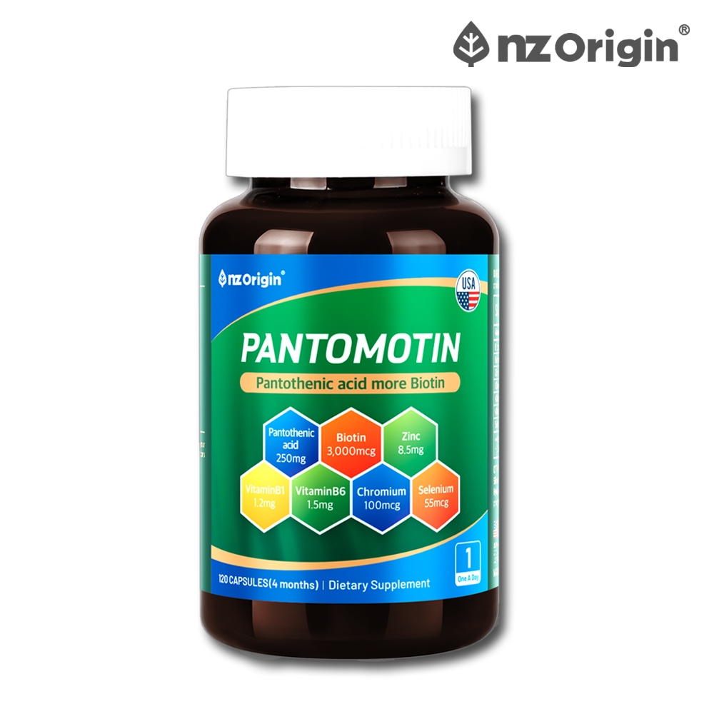 미국 고함량 판토텐산 비오틴 효능 효과 판토모틴 약4개월
