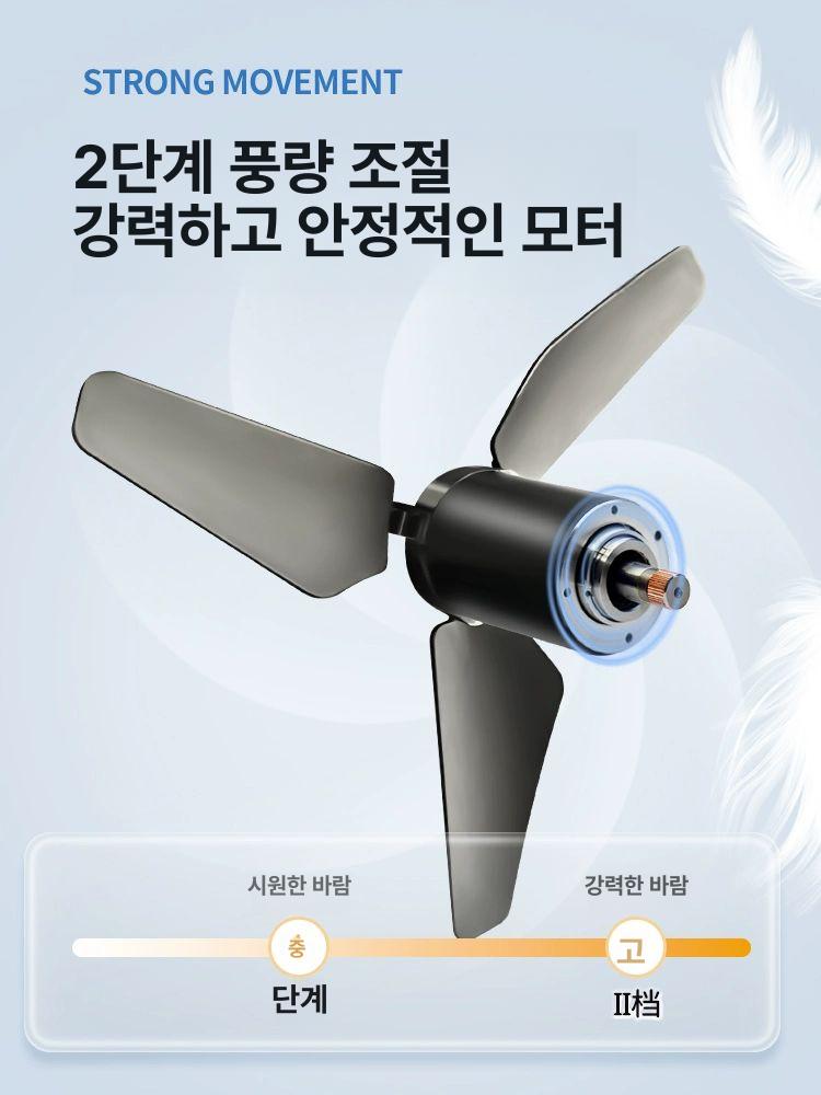 자외선차단 선풍기 양산 심플 여름 우산 자외선 접이식 팬 우산 외부 블랙 내부 핑크 수공예 - 상세 이미지 3