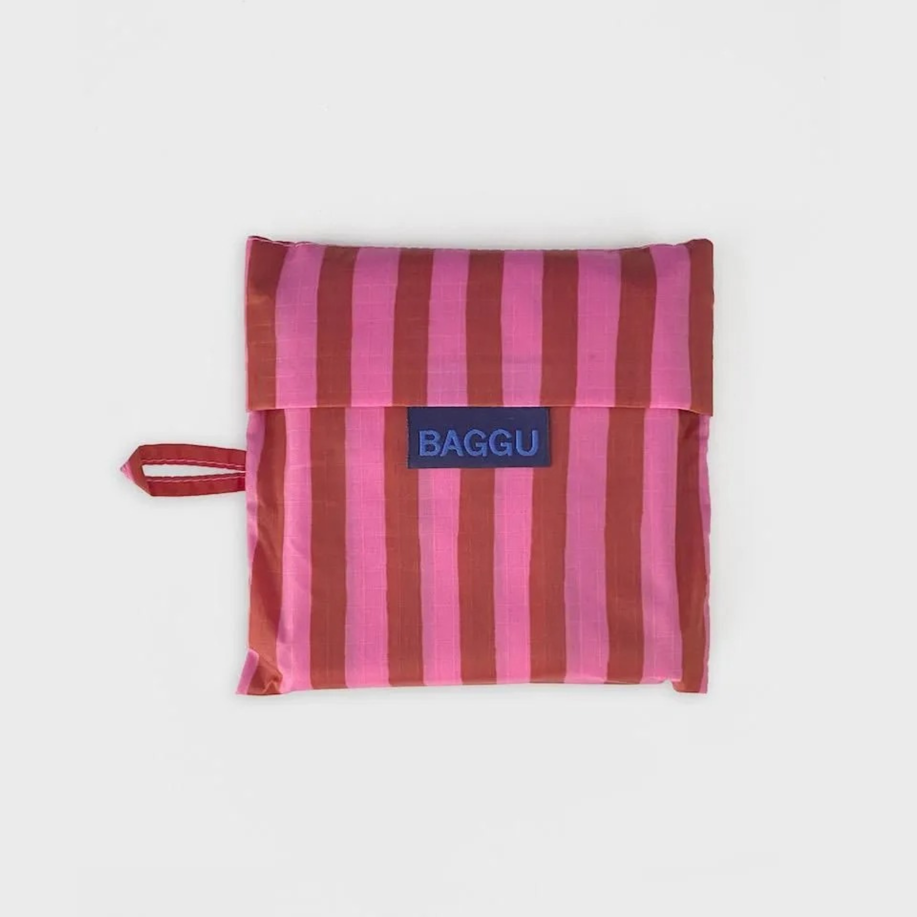 바쿠 숄더백 STANDARD BAGGU 핑크&레드 페인트 스트라이프 4582698813675 - 상세 이미지 3