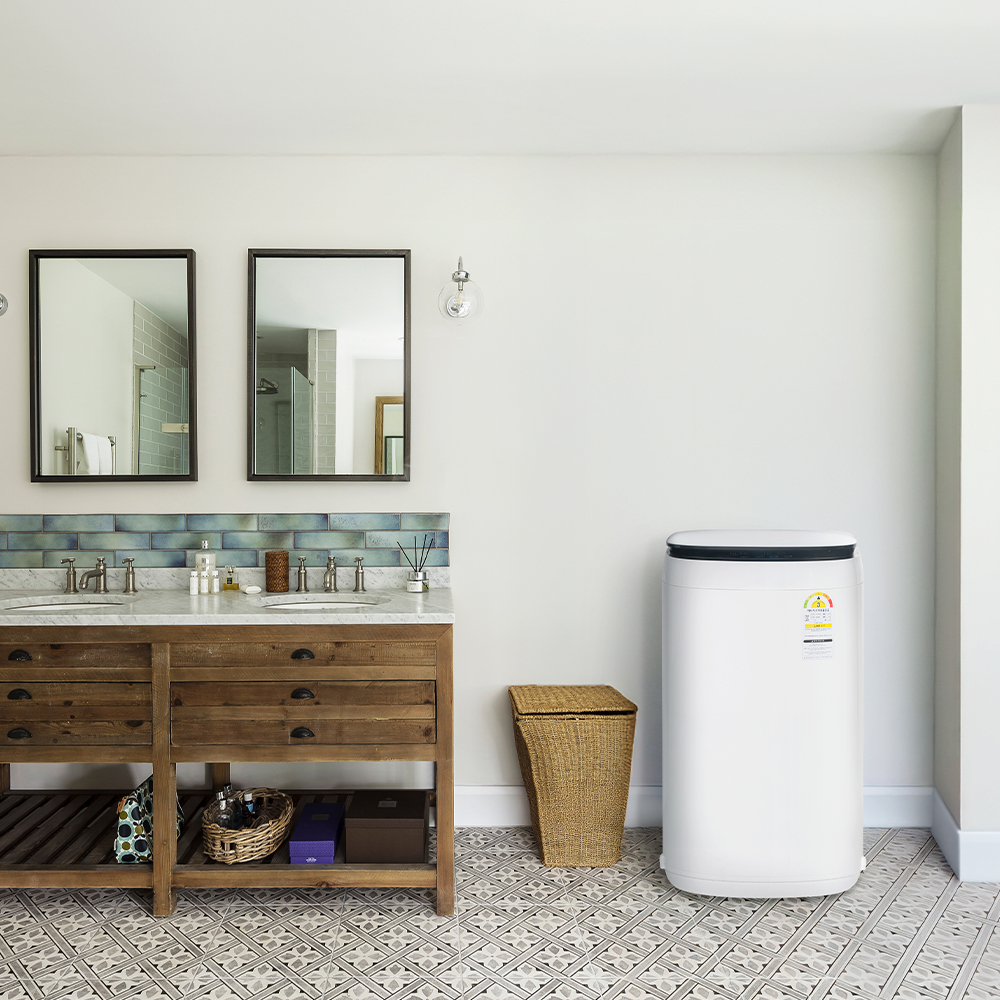 쿠잉 미니통돌이세탁기 LW30P1 아기 애기 소형 원룸 속옷 수건 양말