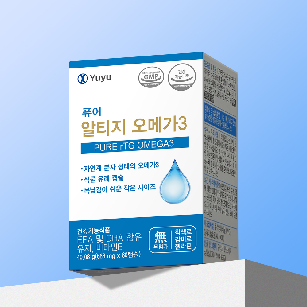 유유제약 NORP 퓨어 알티지 오메가3 카제로템