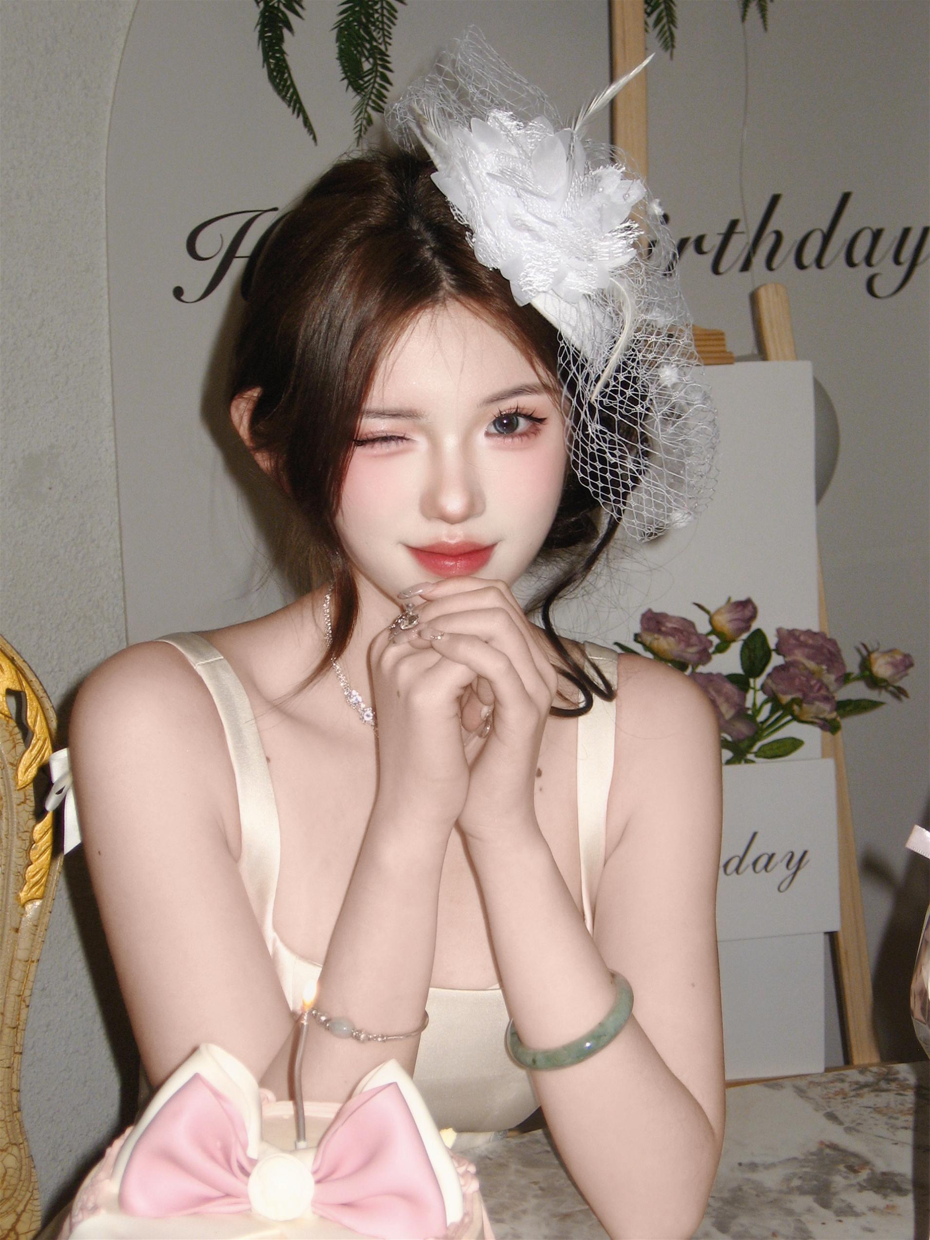 신부 웨딩 촬영 베일 망사 모자 귀족베일 영화촬영 개화기 연극무대 소품 - 상세 이미지 4