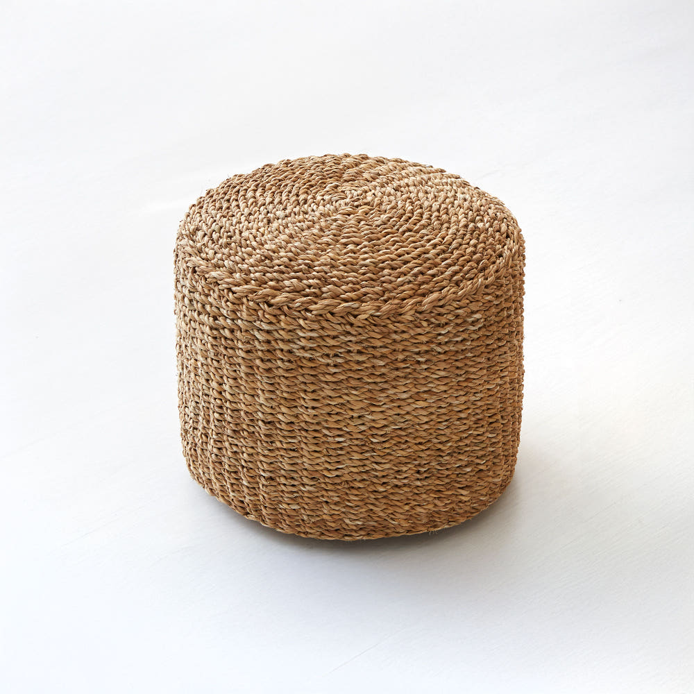 STRAU 핸드메이드푸프 원형 40x40 BDH89 8341.5098 - 메인 이미지