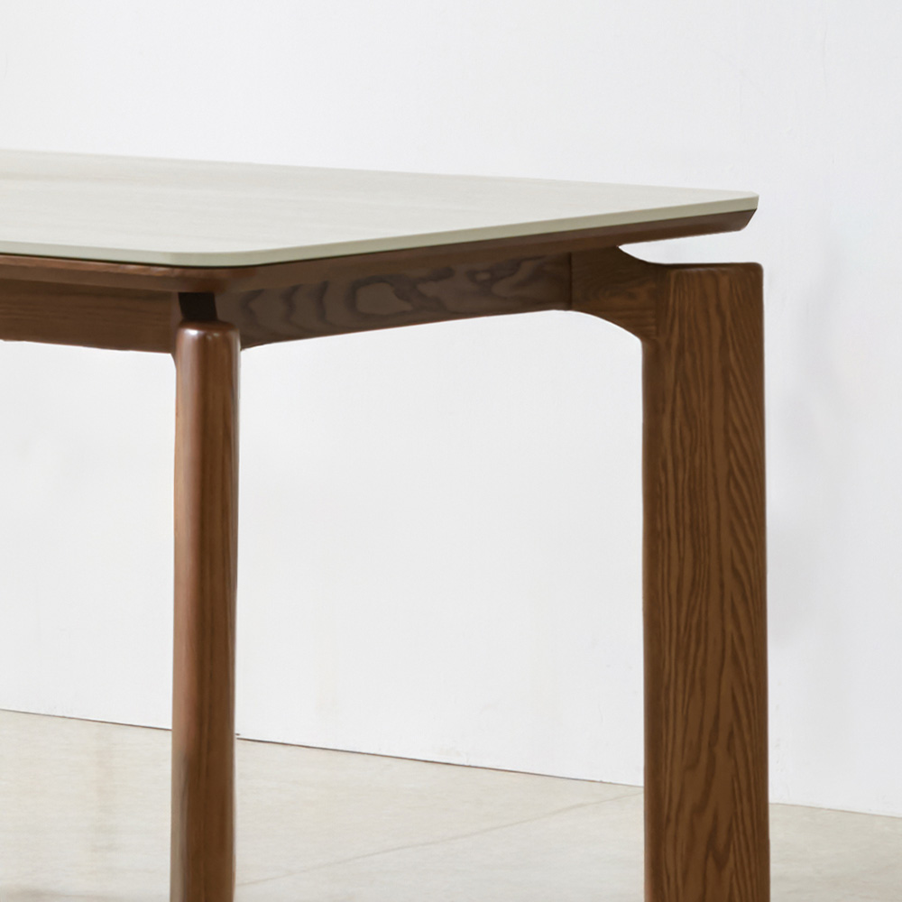 스코나 아벨스 애쉬 원목 포세린 세라믹 6인 8인 2000 식탁 테이블