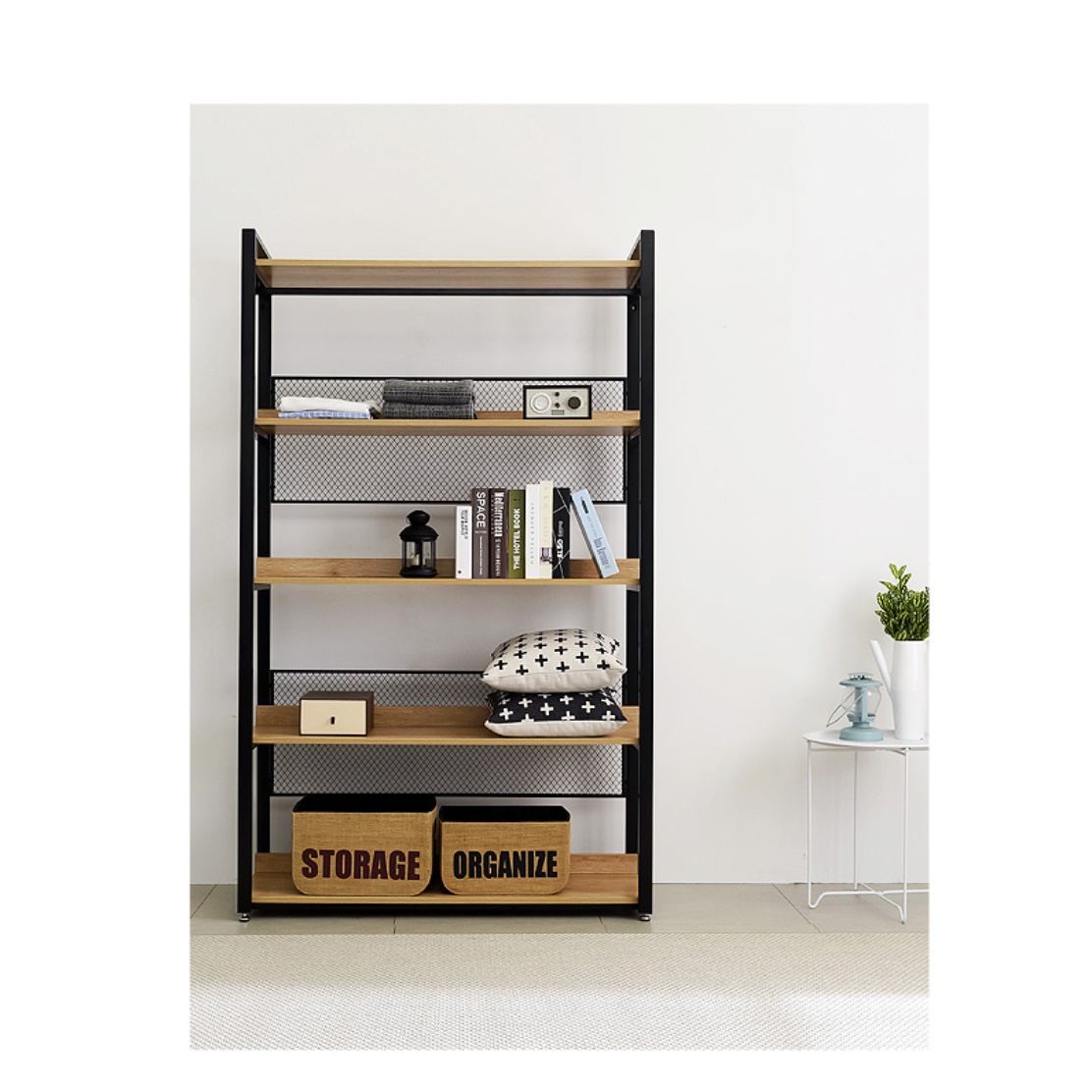 콘솔 소품 장식장 빈티지 트로피 진열장 술 전시장 철재 장식장