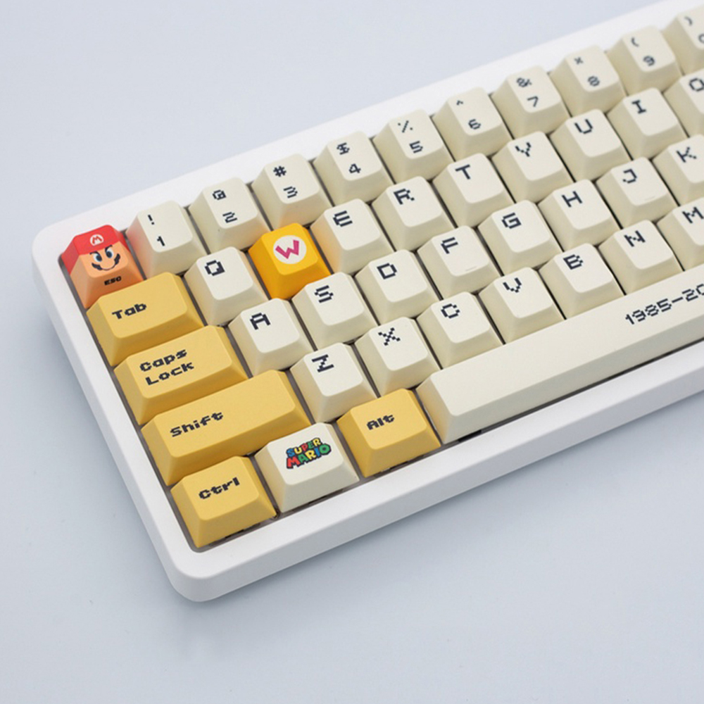 슈퍼마리오 키캡 영문 키보드 자판 키캡 CHERRY PBT 염료승화 기계식 122키 이미지 6