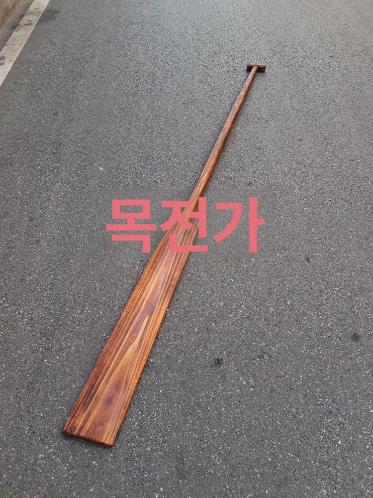 곤장 나무 민속용품 전통 패들 소품 촬영 노 장식 1m 원형 - 상세 이미지 2