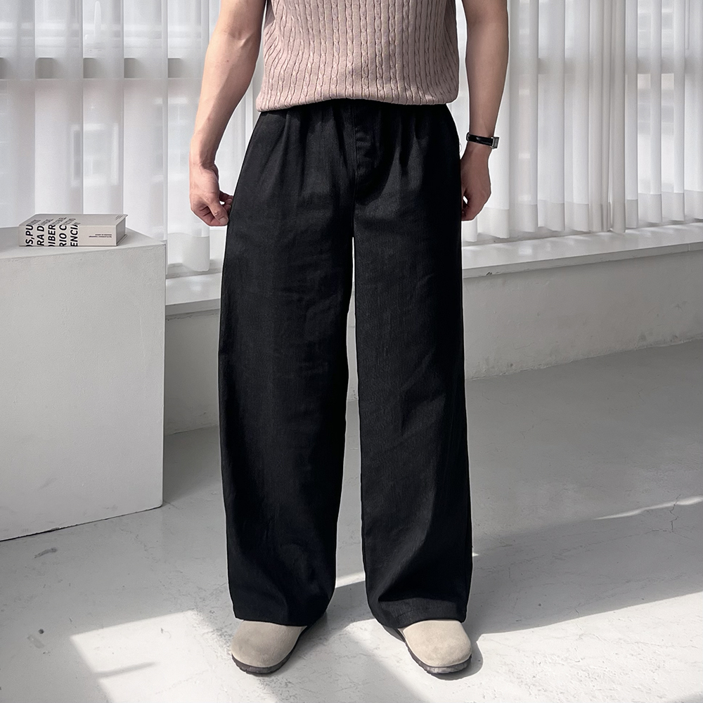 남자여름청바지 남자생지데님 흑청바지