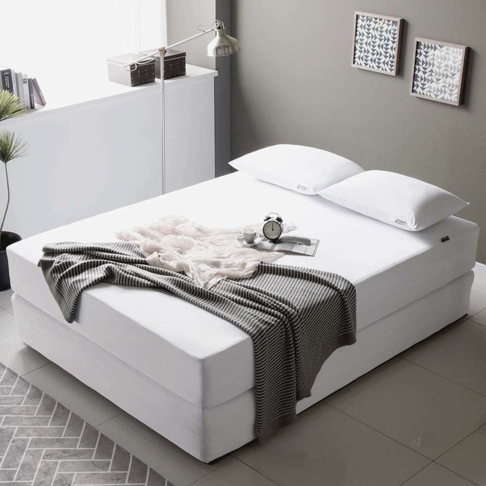 [라운지전용] 파미지오 진드기방지 매트리스 방수커버+베개커버 2장세트