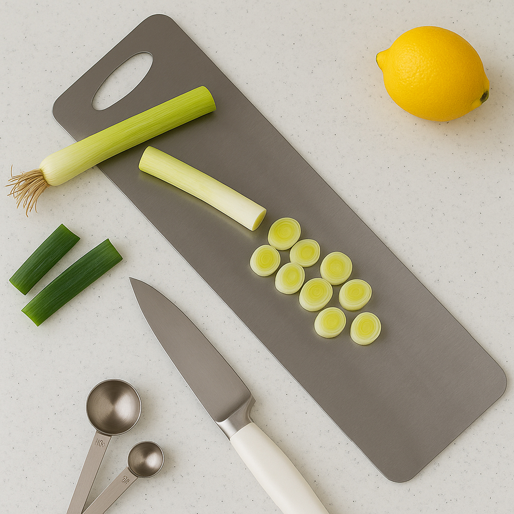 테르헨 316 스테인레스 도마 55x15cm, 대파도마