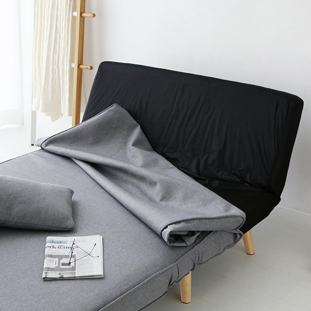 FOLDI 2인 소파베드 9237.4888, 라이트그레이